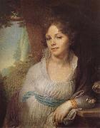 Vladimir Borovikovsky Portrait of Maria Lopoukhina Spain oil painting artist